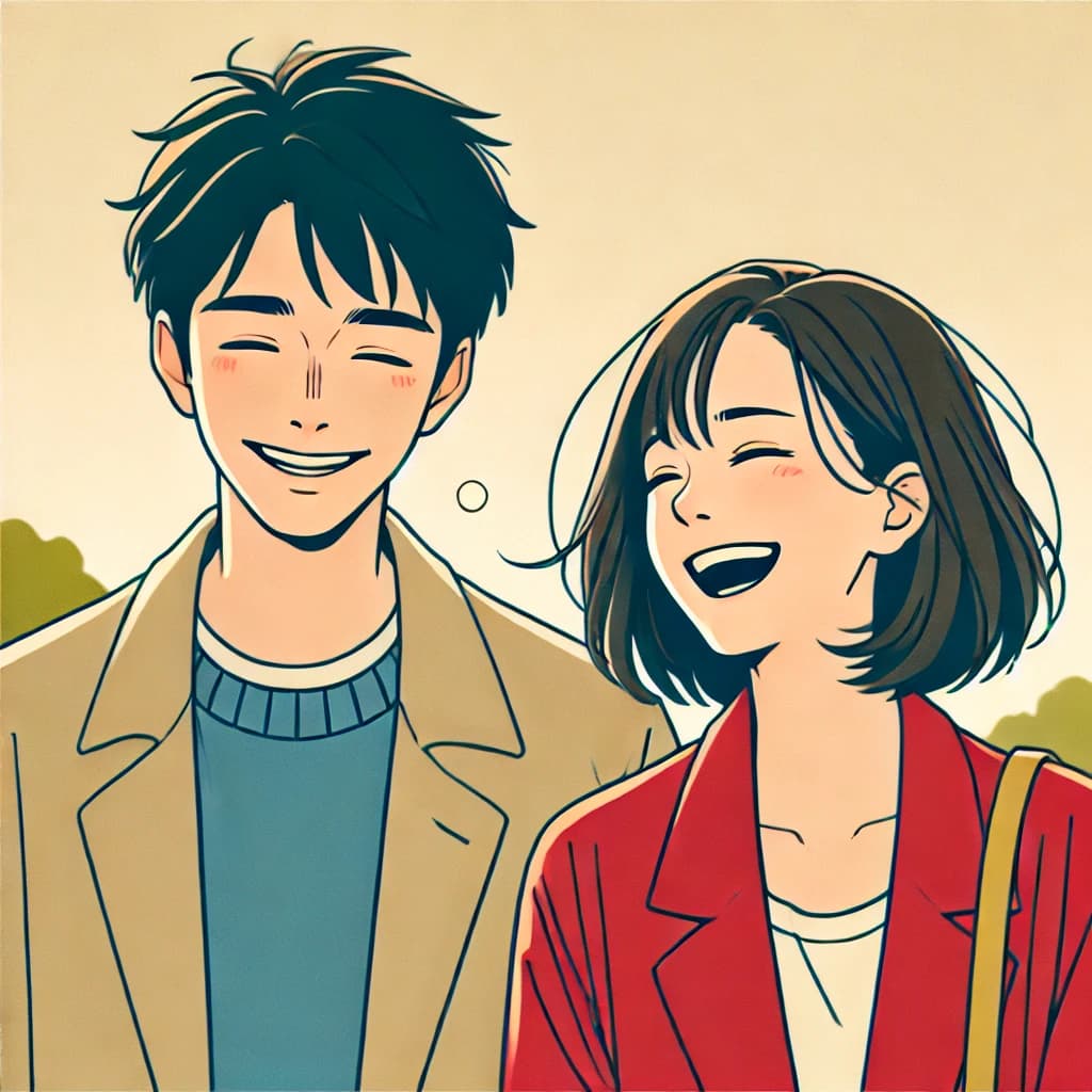 エモメモを使って感情を記録する様子のイラスト